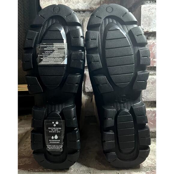 UGG Adiroam Waterproof Chestnut Leather Wool-Blend Lining Hiking Boot Size 9 - Picture 6 of 7